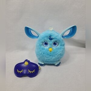 Furby Connect 2016 Hasbro light Blue with Sleep Mask Works